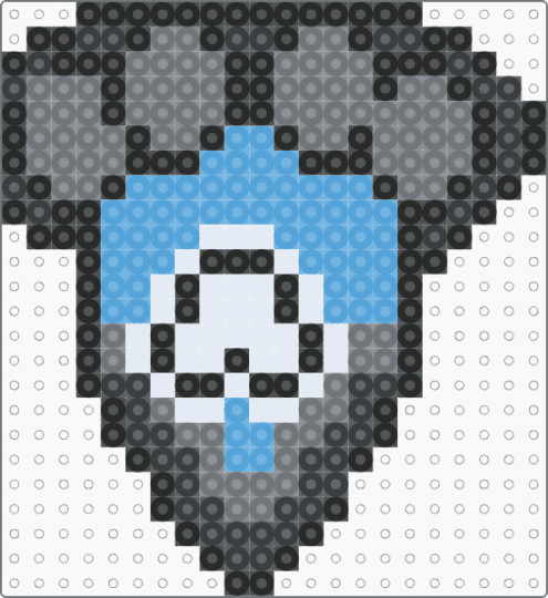 demiboy paw - gray,light blue,pride,demiboy,paw
