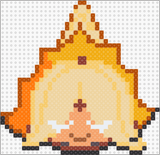 Pure vanila cookie pixel art ✨🍦🍪 - red,orange,beige,yellow