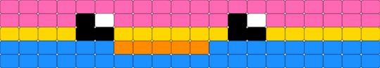 Pan duck :3 - pink,light blue