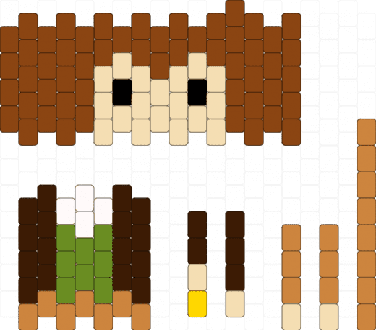 Bilbo doll for @nyx_patterns 1/3 - red,beige,orange,brown,doll,bilbo baggins,lord of the rings,hobbit
