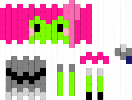 alien - pink,doll,cotdalienlanguages,green,grey,alien