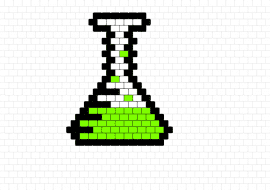 chemistry flask - flask,beaker,science,chemistry,acid,green