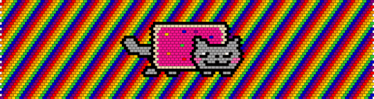 Nyan cat binder 3.0 - orange,green,pink,colorful