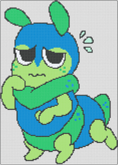 squirm dandy's world - blue,green