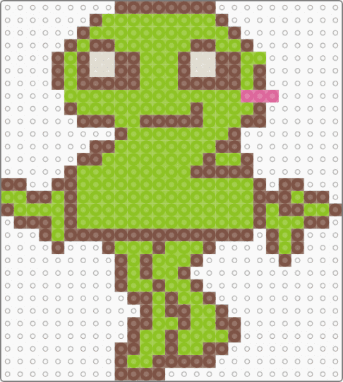 Two tpot - green,tan