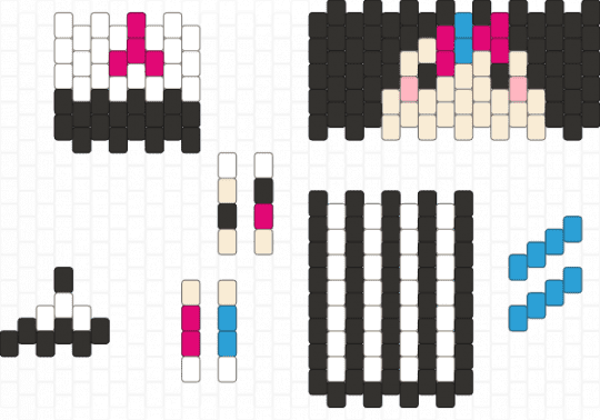 Ibuki mioda doll - blue, blue and pink, cute, danganronpa, danganronpa v3, ibuki, ibuki mioda, light blue, pink, white