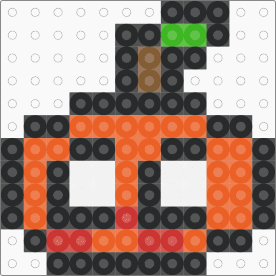 Gourdy pattren 0//0 - black,orange