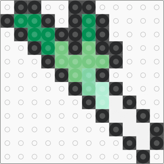 Miku Leek - black,teal,green,miku,simple,triplebaka,vocaloid