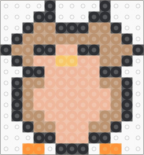 Silly owlr - beige,15x15,owl,birb,simple,13x14