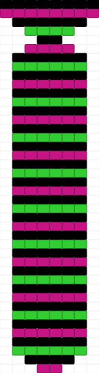 Black green and pink tie - pink,green