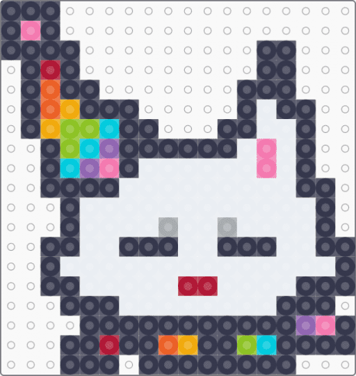 Clown cat!! 🐱 🤡✨ - purple,clown,cat,silly