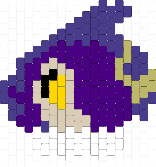 Licorice cookie charm - purple