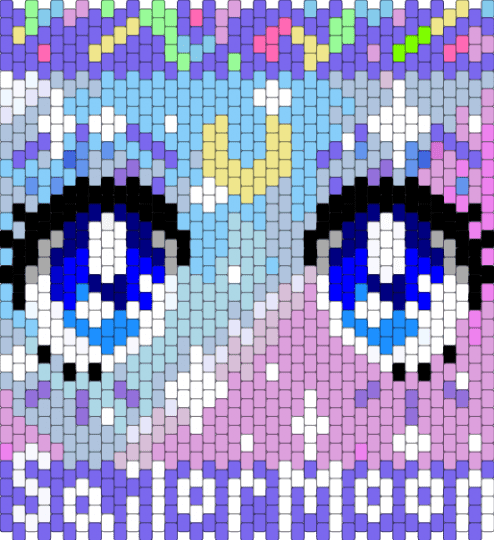 Sailor moon eyes - light blue,pink,blue