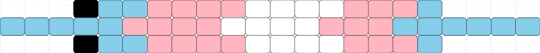 Transgender pride werm!1!1 (ladder stitch) - light blue,pink,trans,pride,lgbtq,love urself,transgender