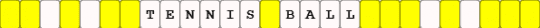 tennis ball singlet - white,yellow
