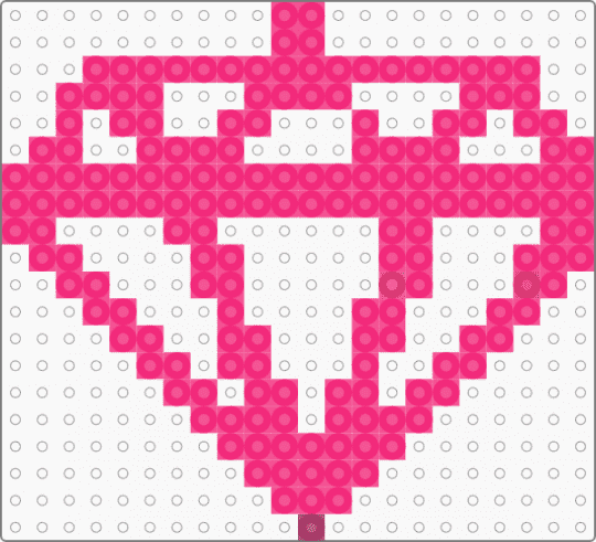 Scene diamond charm(Mainly for necklaces) - diamond, keychain, necklace, perler, pink, scene