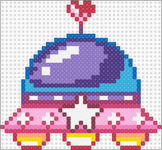 Cute ufo - blue,purple,pink