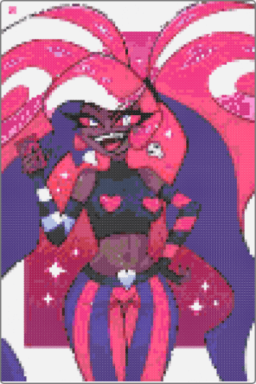 vellvette - pink,red,purple,voxtech,vellvette,bitch,hh,hazbin hotel