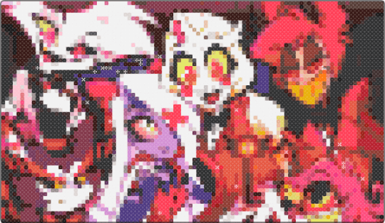 Hazbin hotel - hh,hazbin hotel,charlie morningstar,vaggie,angel dust,husk,alastor the radio demon,niffty