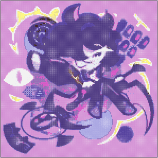 black sapphire cookie - pink,purple,black sapphire cookie,crk,cookie run kingdom,cookie,black,sapphire,cool