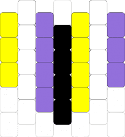 Nonbinary heart - nonbinary,pride,heart,stripes,yellow,purple