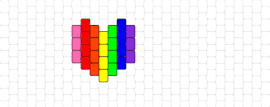 Rainbow pride heart charm - heart,rainbow,pride,charm,stripes,colorful