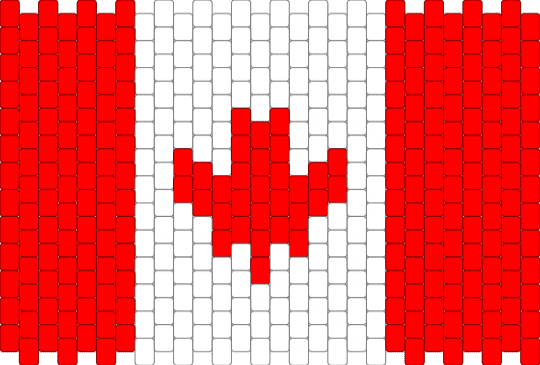 CANADA - red,white