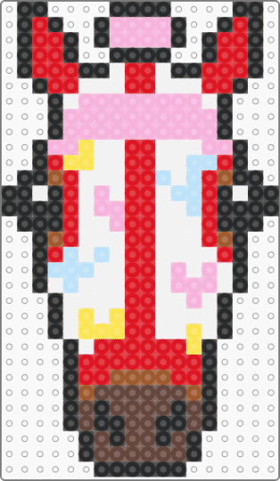haru urara horse - pink, red