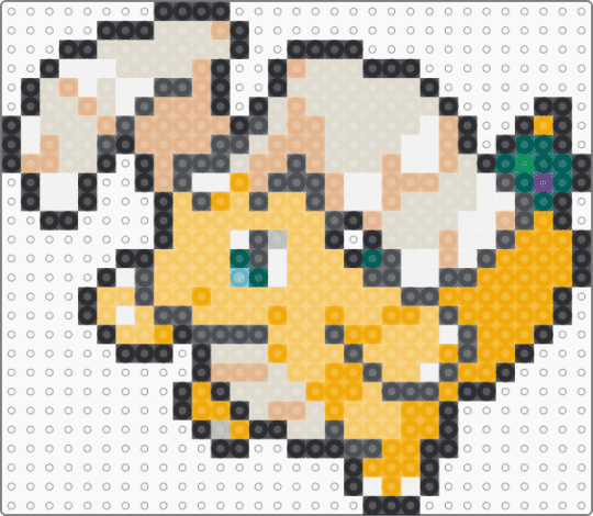 mega dragonite pokemon - beige, gray, orange, yellow