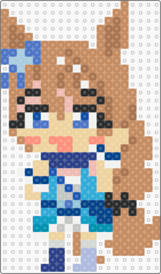 super creek umamusume - blue,tan,beige
