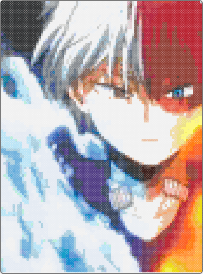 shoto - white,light blue,beige,purple,orange,colorful