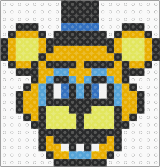 glamrock freddy - black,orange,yellow,fnaf,freddy,five nights at freddys