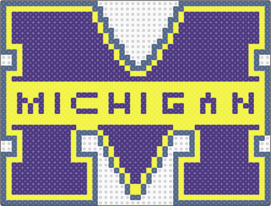 Michigan Wolverines Logo - purple,football,michigan,sports,team,collage,wolverine