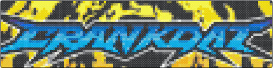 CrankDat - black,yellow,blue,light blue,colorful