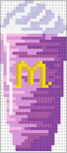 Grimmace Shake - grimace,mcdonalds,food,pink