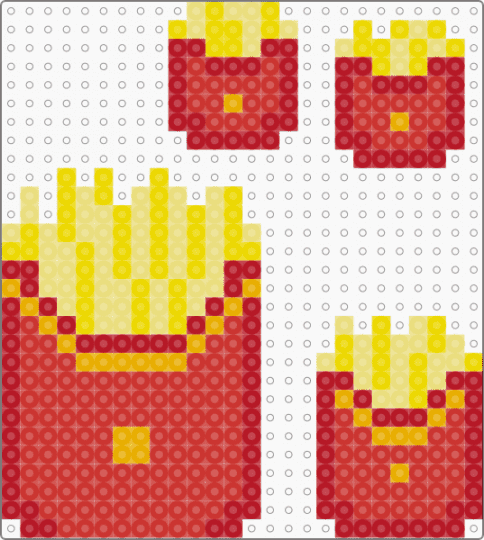 French Fries - red
