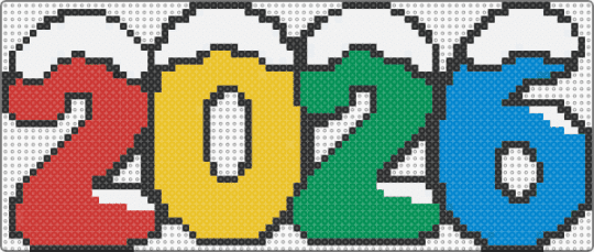 2026 - yellow,green,red,blue