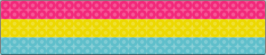 pan flag - pink,yellow,teal