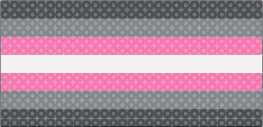 demigirl flag - purple,gray,pink