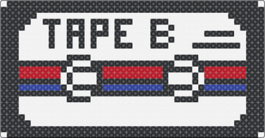 Tape B - tape b,cassette,dj,edm,tape,audio,music,white,red,purple