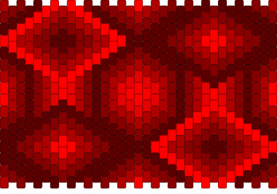 Red Geometric - brown,red,flop,helpme