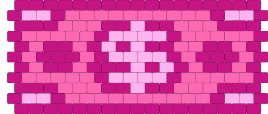 Pink Dollar Peyote - bill, charm, dollar, money, pink
