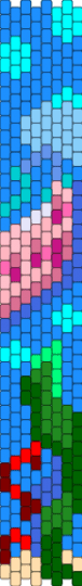 ocean themed tie - light blue,pink,green,cotdunderwaterworld