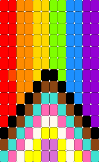 progress pride flag (read desc!!!) - light blue,red,yellow,purple
