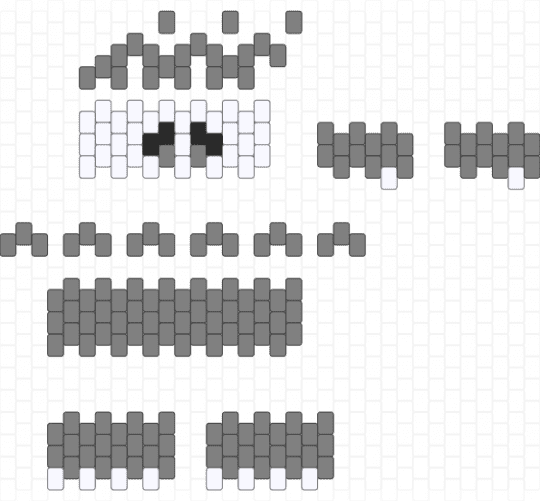 mini clown base - gray