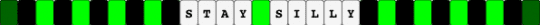stay silly single - white,green