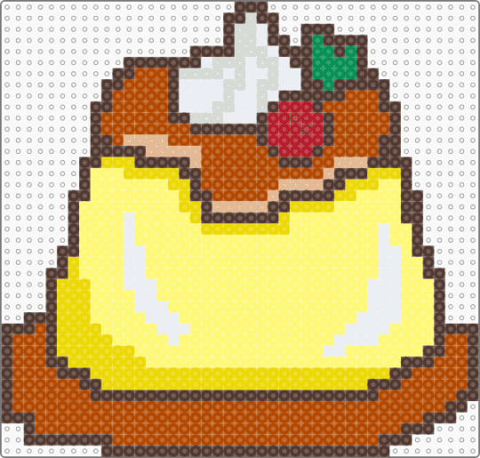 Fancy Pudding - red,brown,yellow,cotddessertsfancy,pudding,cute,japan