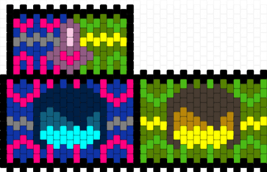 Kris wallet - blue, deltarune, green, kris, pink, purple, wallet