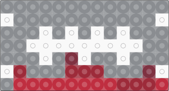 Mini heart razor charm (bloody) - gray,razor,razor charm,perler,perler razor,perler razor charm,perler charm,bloody razor