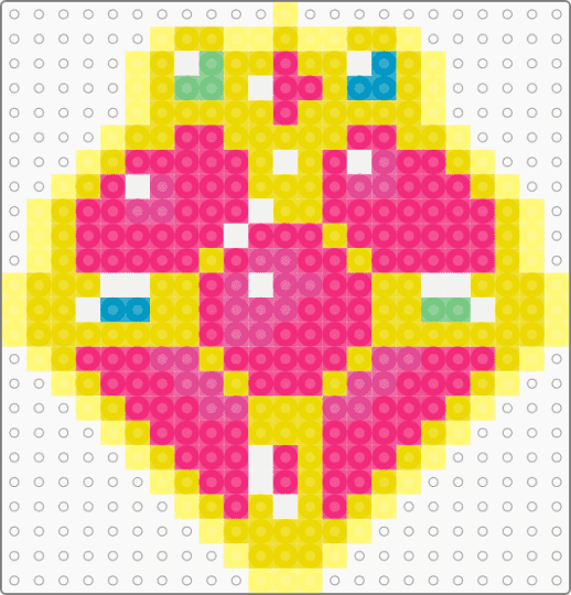 Sailor Moon Brooch - yellow,pink,sailor moon